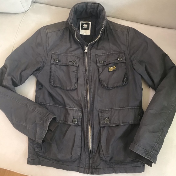 G Star Raw Quilted Lined Cargo Jacket - Picture 4 of 11